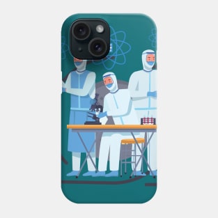 Workers in Laboratory Phone Case