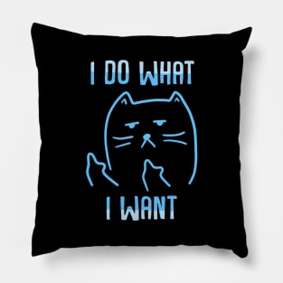 I Do What I Want Pillow