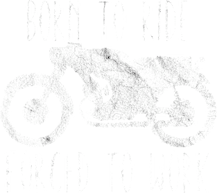 Motorcycle born to ride forced to work Magnet