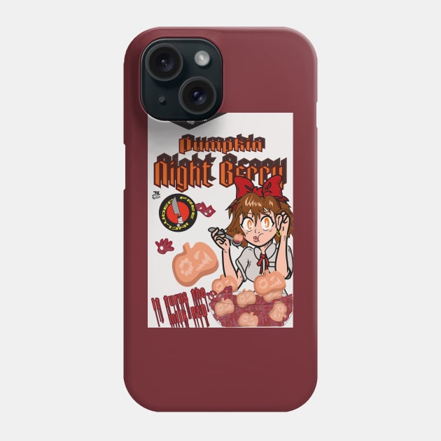 Pumpkin Night Berry Phone Case by Error Hunter