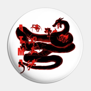 ATMA Black Dragon Pin