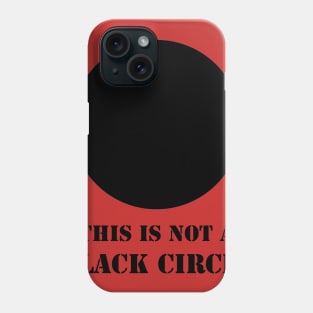 Black Circle Phone Case