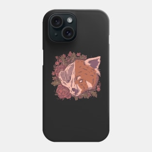 Autumn Red Panda Skull Phone Case