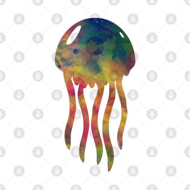 Adventure awaits jellyfish colorful sea life summer time vibes by BoogieCreates