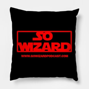 So Wizard Logo in TLJ Red Pillow