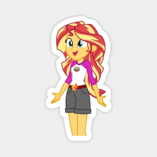 Sunset Shimmer embraces magic Magnet