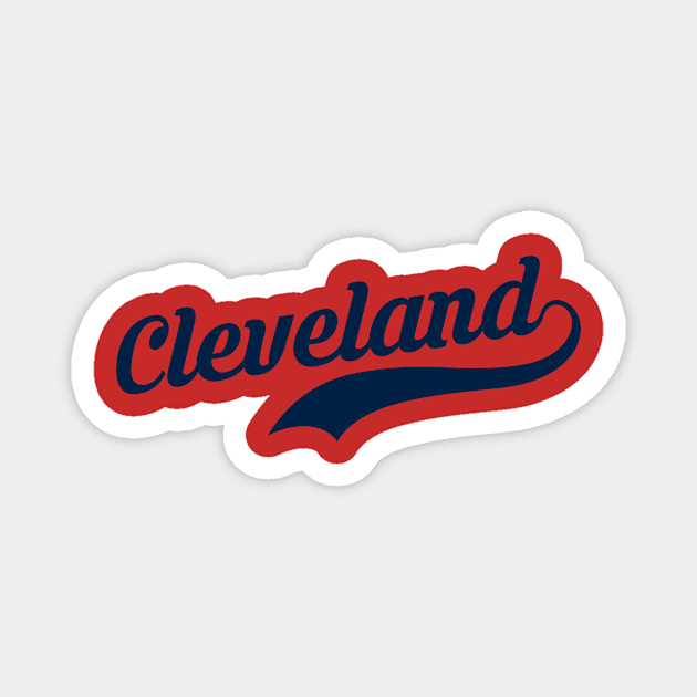 Cleveland baseball Magnet by Sloop