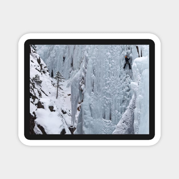 Ice climbing Magnet by algill