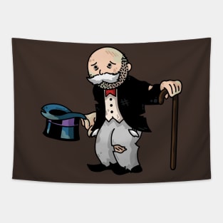 The Homeless Monopoly Man Tapestry