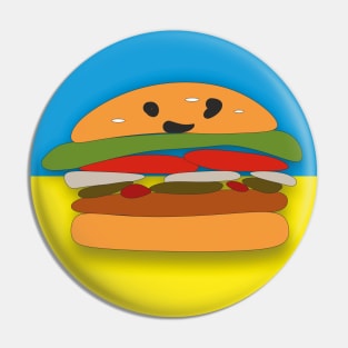 Ukrainian Burger Pin