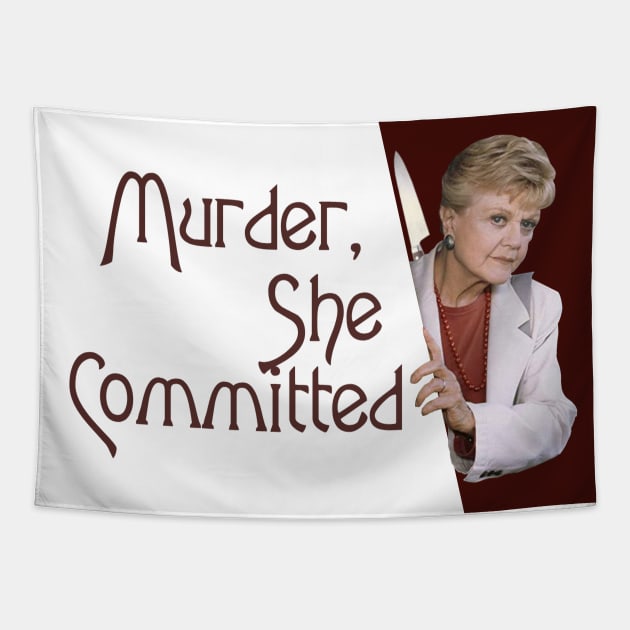 Jessica Fletcher, We Know Your Secret Tapestry by Xanaduriffic