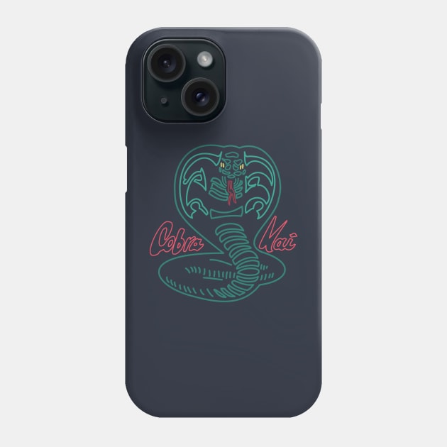 Cobra Kai (Dark) Phone Case by splode