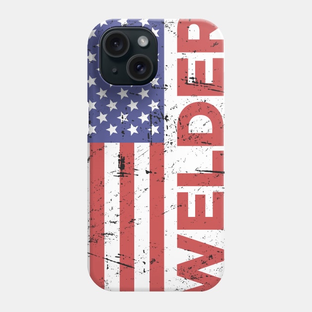 Proud American Welder Phone Case by MeatMan