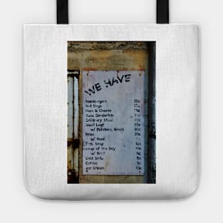 Retro Menu Tote