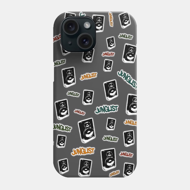 Junglist-Multi-Coloured Phone Case by AutotelicArt