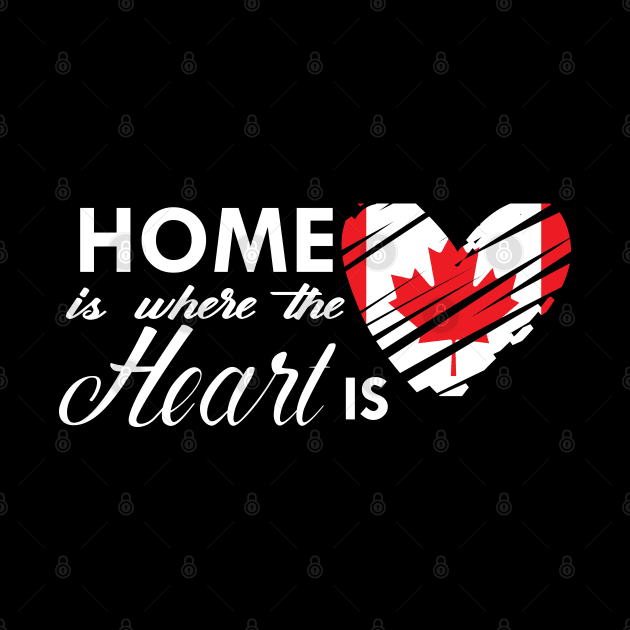 Canada - Home is where the heart is by KC Happy Shop