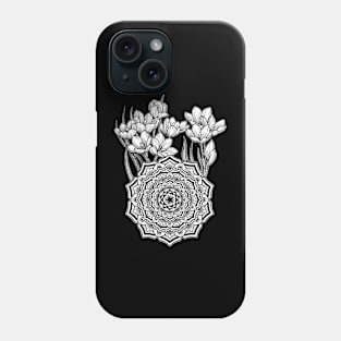 Mandala Crocus Phone Case