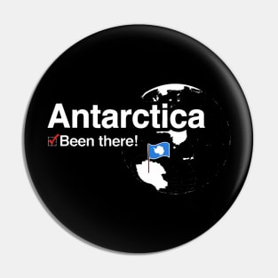 Ive Been There Flag of Antarctica Pin