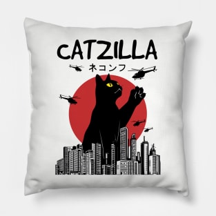 Catzilla Pillow