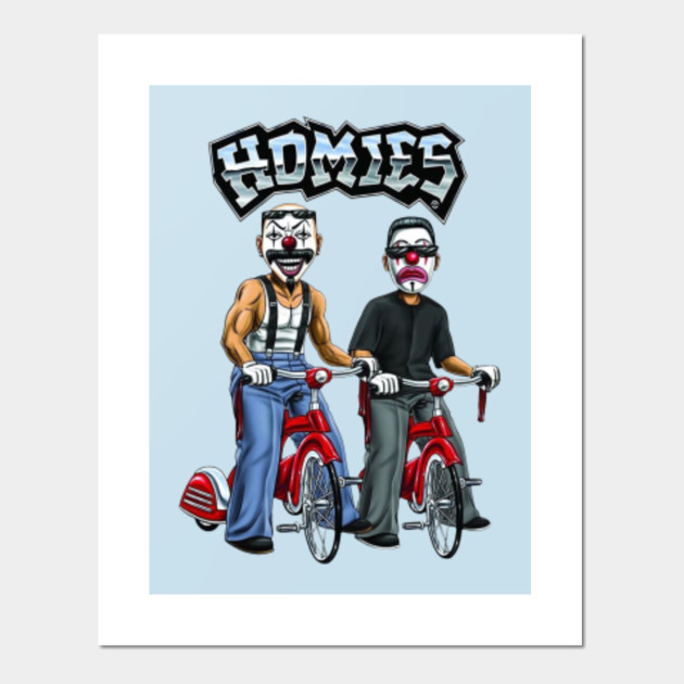 payaso homies anime face posters and art prints teepublic