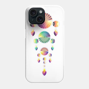 Dream Catcher Triple Tier | Combo 2 Volcano, Peacock and Sunset (White) Phone Case