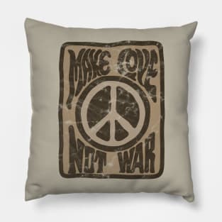 Make Love Not War Pillow