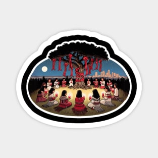 Red Hand, Unforgotten - MMIW Memorial Magnet