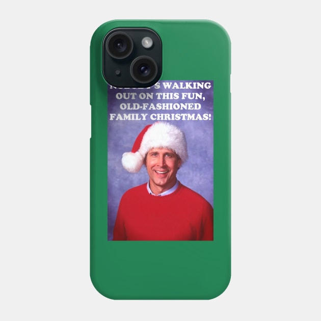 Fun, Old-Fashioned Family Christmas Phone Case by zombill