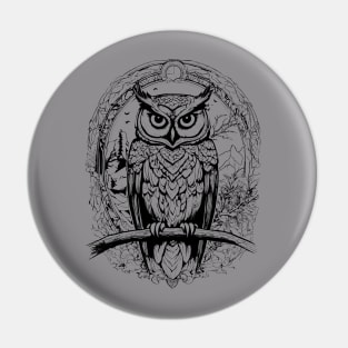 impressive owl Pin