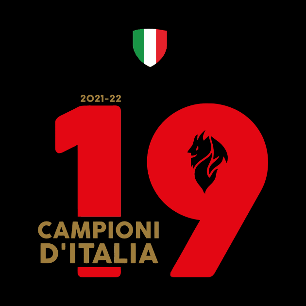 Champions of Italy 2022 - Best Selling Design by Zercohotu