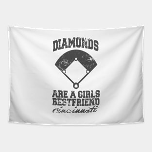 Diamonds Are Girls Best friend Cincinnati Tapestry