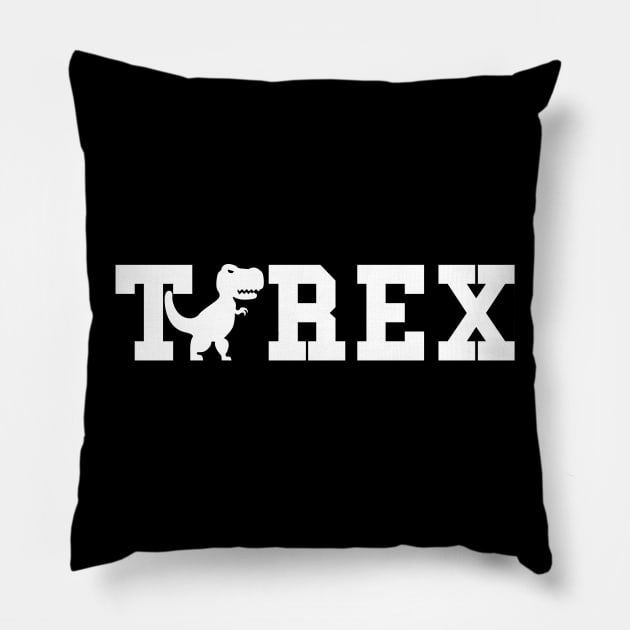 T-Rex Pillow by Maxsomma