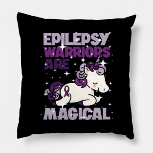 Epilepsy Warriors Are Magical Unicorn- Pillow