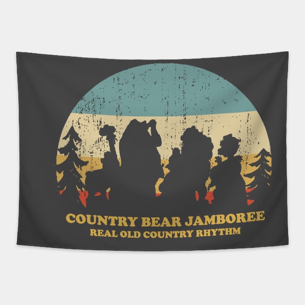 Country Bear Jamboree - Real Old Country Rhythm Tapestry by ThisIsFloriduhMan