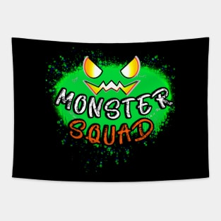 Monster Squad Jack O Lantern Green Pumpkin Splat Quote Tapestry