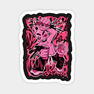 Fast Food Combo Breaker (hot pink) Magnet