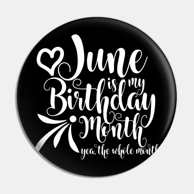 June Birthday Pin by Kuys Ed