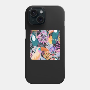 Tropical toucans Phone Case