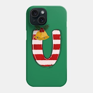 Letter U (Christmas Alphabet) Phone Case