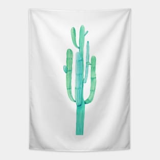 One Pretty Watercolor Cactus Tapestry