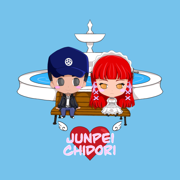 Junpei <3 Chidori by Pastelpandabum