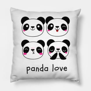 Panda Love Pillow