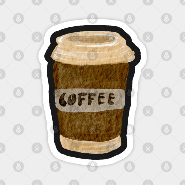 To Go Coffee Cup Magnet by gronly