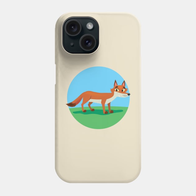 smiling fox Phone Case by duxpavlic