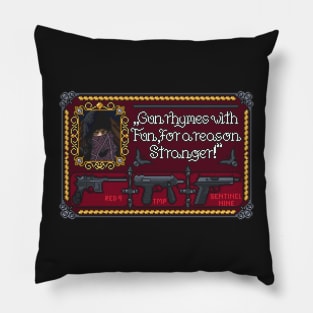 Resident Evil 4 Remake Pixel Art Pillow