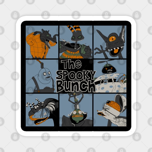 The Spooky Bunch Magnet by seamustheskunk