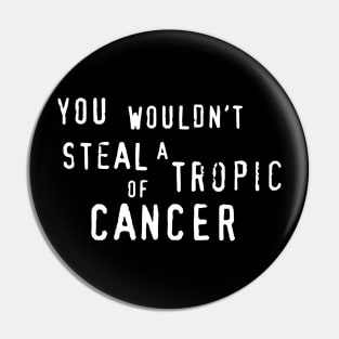 You wouldn'y steal a Tropic of Cancer Pin