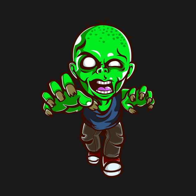 Zombie Kid by CryptoTextile