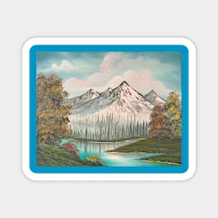 Peaceful Mountain Magnet