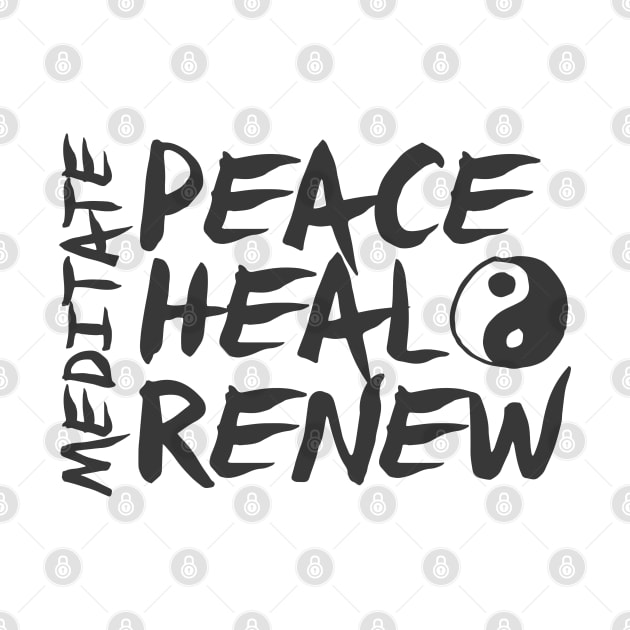 Peace Heal Renew by hybridgothica